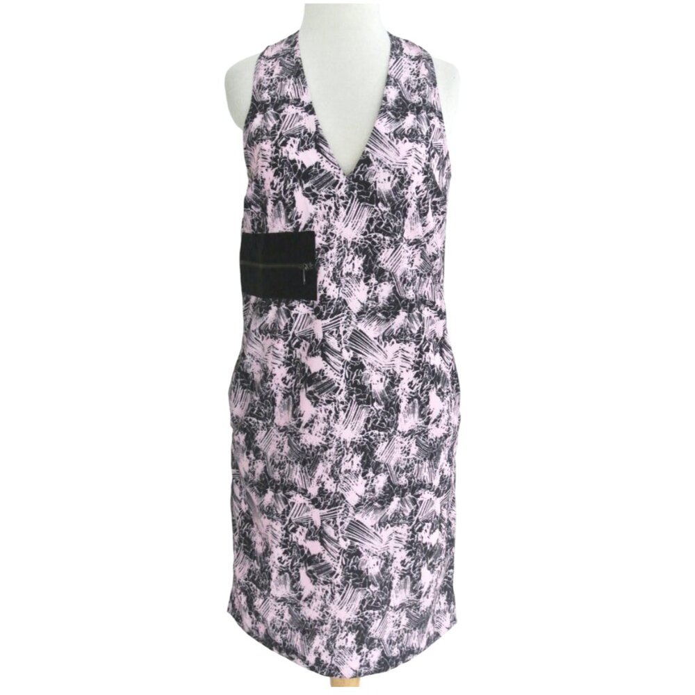 DAMIR DOMA Scratch print Dened shift dress NWT sz S
